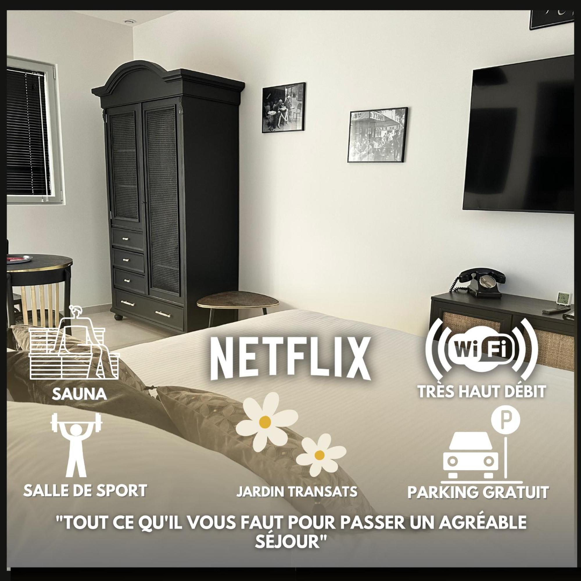 La Villa Perchee Calme, Sauna, Parking Prive Saint-Prix  Exterior photo