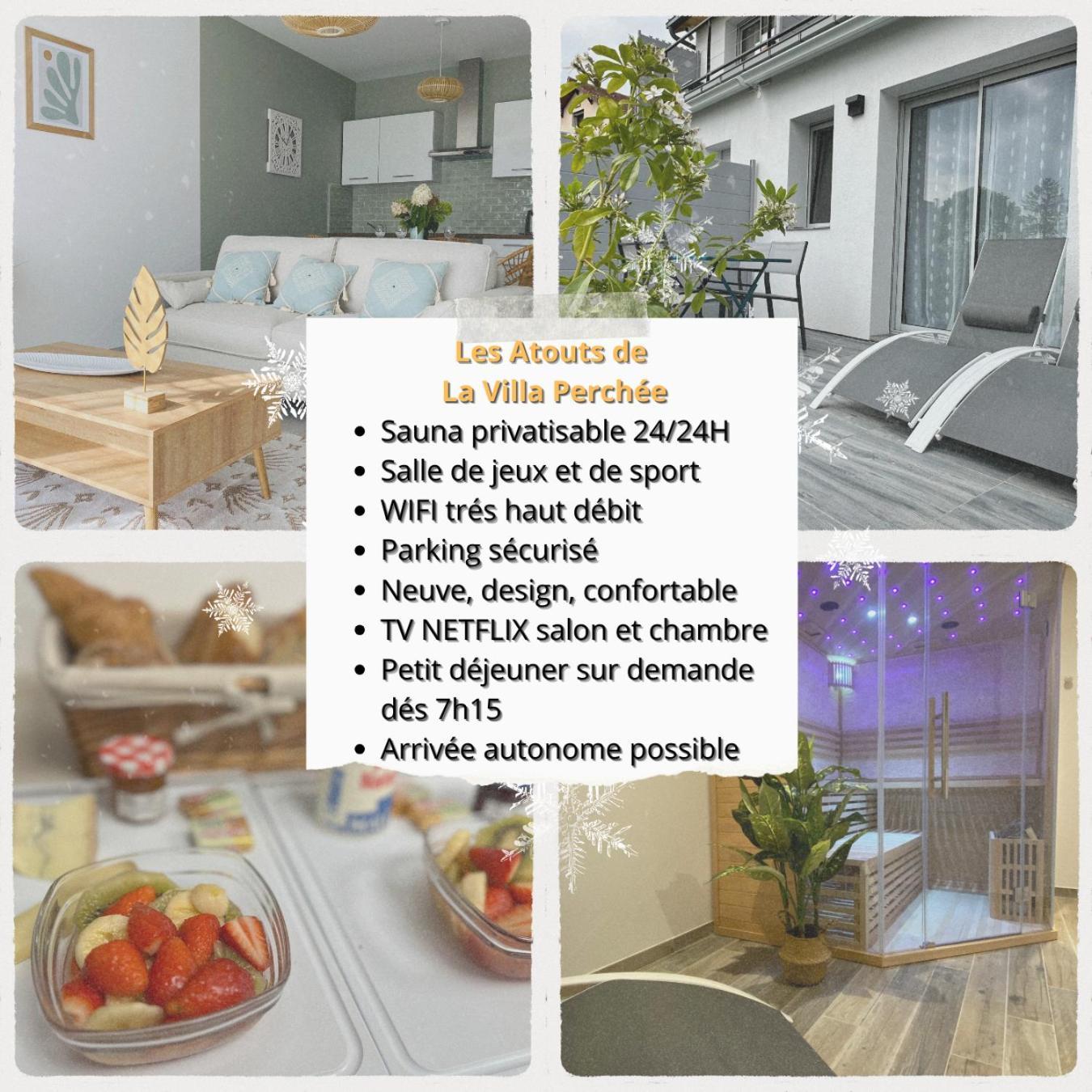 La Villa Perchee Calme, Sauna, Parking Prive Saint-Prix  Exterior photo